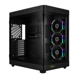 Gamdias NESO P1 PRO GAMING Fulltower Black - E-ATX Gehäuse - PC-Systeme mit innovativem Kühlsystem und beeindruckendem Design für optimale Gaming-Leistung.