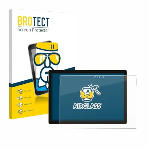 BROTECT Schutzglas für Microsoft Surface Pro 5 2017 Schutzfolie Panzer Folie Glas [Extrem Kratzfest 9H, Anti-Fingerprint, Ultra-Transparent]