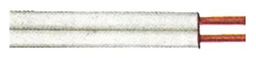 Kabelexpress Zwillingsleitung H03VH-H 2 x 0,75mm² 25m-Ring, weiß - 2003810216