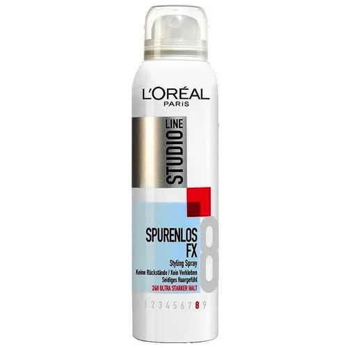 L'Oréal Paris Studio Line Spurenlos FX Styling Spray ultra stark 250 ml - Frisierprodukte mit ultra starkem Halt, ideal für kreatives Hairstyling ohne Rückstände. Perfekt für einen langanhaltenden Look!