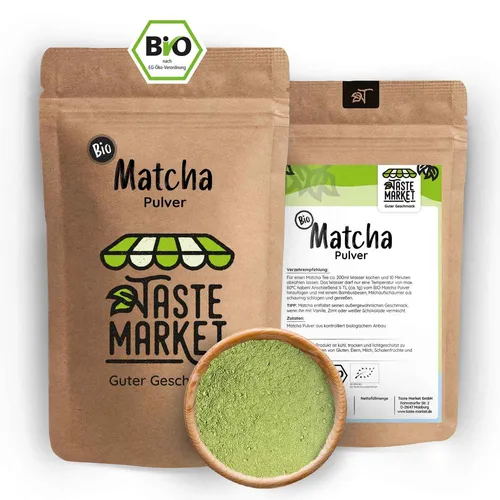 BIO Matcha Pulver | Matcha-Latte | Tee | Kaffeealternative | Bio-Qualität 100 g