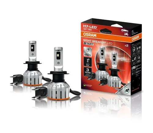 2St. OSRAM H7 NIGHT BREAKER LED START 230% StVZO-Konforme LED Straßenzugelassen