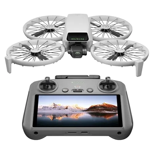 DJI Flip (RC 2) - 31 min Flugzeit, 48 Mpx Kamera - Drohne mit 31 Minuten Flugzeit und 48 Megapixel Kamera, ideal für beeindruckende Luftaufnahmen und kreative Projekte.