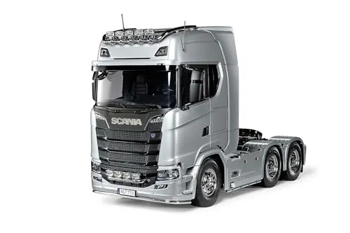 Tamiya 56373 1:14 RC Scania 770 S 6x4 - RC-Modelle – Detailgetreues Modell mit hochwertiger Innenausstattung und der Möglichkeit zur Aufrüstung mit der TAMIYA Multifunktionseinheit für realistische Fahr- und Soundeffekte.