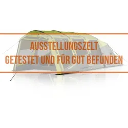 Zempire Evo TL V2 Luftzelt für 4-5 Personen, 360x655cm, grau/grün - Ausgezeichnetes Campingzelt für Komfort und Flexibilität