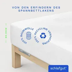 Schlafgut Matratzenauflage Baselayer Pro Molton, Weiß, Textil, 200x200 cm, Hohenstein, AZO-frei, Handmade in Germany, Oeko-Tex® Made IN Green, Nässeschutz, alternative Größen erhältlich, Schlafzimmer, Matratzen Shop, Matratzenzubehör, Matratzenschoner