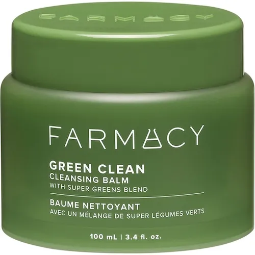 Farmacy Beauty Green Clean Cleansing Balm 100 ml - Gesichtsreinigung mit sanftem Peeling-Effekt, entfernt mühelos Make-up und reinigt die Haut ohne auszutrocknen. Ideal für empfindliche Haut mit natürlichen Inhaltsstoffen.