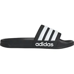 adidas Adilette Shower Sandalen Schwarz - Größe 7 - Badeschuhe mit bequemem Fußbett, perfekt für den Einsatz im Schwimmbad oder am Strand.