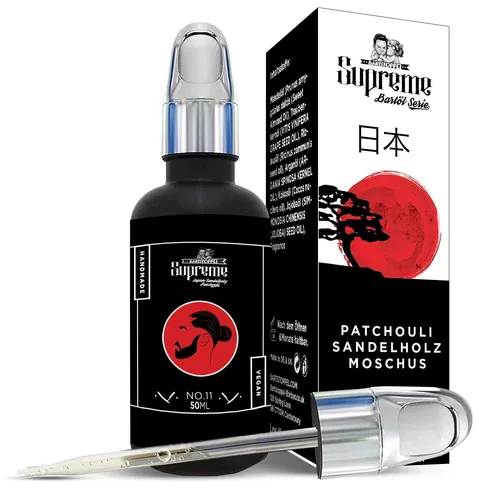 Bartöl Japan Sandelholz & Patchouli 50ml Bartstoppel© Germany