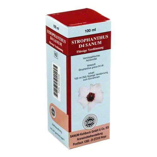 Strophanthus D 4 Sanum Tropf Tropfen 100 ml