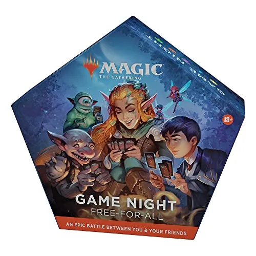 Magic The Gathering Game Night Free-for-All 2022 - TCG OVP Displays, spannende Game Night Edition für unvergessliche Fantasy-Momente, ideal für Spieleabende mit Freunden.