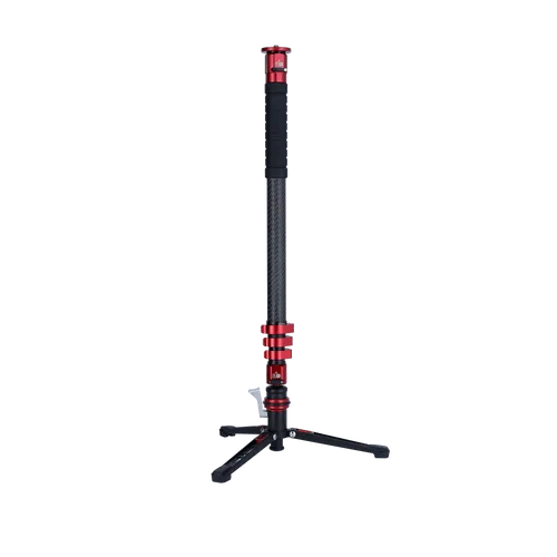 Rollei Easy Traveler Carbon Monopod - Stativ mit verstellbarer Höhe von 69 bis 186,5 cm, nur 1,03 kg leicht und hohe Tragkraft von 5 kg für optimale Stabilität bei Profi-Aufnahmen.