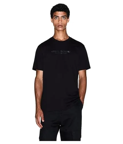 EAX T-Shirt XM001280 AF10361 in Schwarz, EU XL - Herren-Shirt in Schwarz, EU XL, aus hochwertigem Material für optimalen Tragekomfort. Ideal für lässige Outfits und vielseitig kombinierbar.