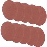 STAHLWERK Schleifscheiben 10er Set 150 MM mit K100 Körnung Schleifpads