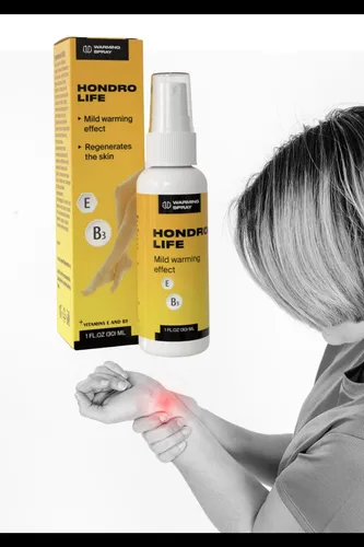 HondroLife Spray mit Teufelskrallenextrakt und Arnika - Nahrungsergänzungsmittel zur Förderung des allgemeinen Wohlbefindens, unterstützt Gelenke und Muskeln mit natürlichen Inhaltsstoffen wie Teufelskrallen und Arnika.
