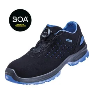 Atlas Halbschuh SL 9405 XP BOA ESD S1P, Größe 47, Weite 10 - S1-Sicherheitsschuhe mit innovativer XP Technologie für optimalen Fußschutz und außergewöhnlichen Tragekomfort, ideal für lange Arbeitstage.