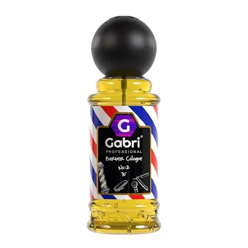 Gabri Barber Cologne | After Shave Spray für Männer | Rasur Duftwasser Aromatisch-Intensiv | Barber Eau de Cologne mit praktischen Pump-Spender | Turkish Cologne (No2, 250 ml (1er Pack))