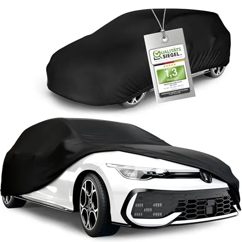WALSER Abdeckplane Auto All Weather - Halb- & Ganzgaragen, wasserbeständig und UV-beständig, bietet vollständige Abdeckung für optimalen Schutz Ihres Fahrzeugs.