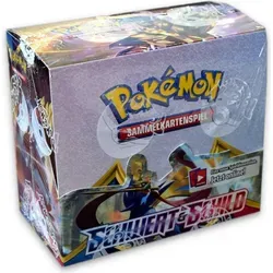 Pokemon Schwert & Schild Booster 36er Display - Sammelkarten für Pokémon-Fans, entdecke die Galar-Region mit über 200 neuen Karten, darunter legendäre Pokémon-V und mächtige Pokémon-VMAX für spannende Duelle!
