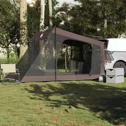 vidaXL Autozelt 2 Personen Braun - Wasserdicht und Praktisch - Zelt für 2 Personen, verwandelt dein Auto in ein komfortables Campinghaus. Rundum wasserdicht mit einfachem Aufbau und praktischen E-Anschluss für Strom. Ideal für Camping und Outdoor-Abenteuer.