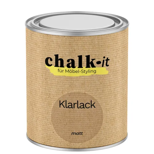 Klarlack 750ml Matt Möbel Versiegelung Holzlack Farblos Möbellack Kreidefarbe