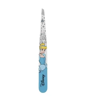 Tweezerman Disney's Cinderella Slant Tweezer - Präzisionspinzette mit Disney Flair - Pinzetten für perfekte Brauenformung mit 25° schräger Spitze für höchste Präzision, inspiriert von Disneys Cinderella und ihrem Glauben an Träume.