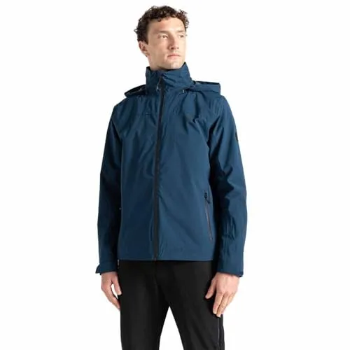 Dare 2b Herren Dare2b Switch Out II - Wasserdichte Outdoor-Jacke in Blau, Größe L - Funktionsjacken aus recyceltem, wasserdichtem Stretchgewebe mit versiegelten Nähten für optimalen Schutz, ideal für Outdoor-Aktivitäten bei jedem Wetter.