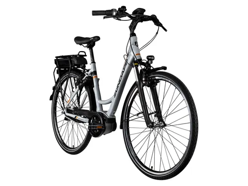 Zündapp E-Bike Cityrad X200 - 7 Gang Shimano Nexus, 400 Wh Mittelmotor - E-Bike für Damen und Herren mit 400 Wh Akku, ideal für Alltag und Ausflüge. Wartungsfreier Mittelmotor und abnehmbarer Akku sorgen für hohen Fahrkomfort und Reichweite bis zu 130 km.