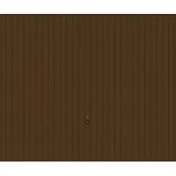 Hörmann KG Garagentor N80 Berry Pearlgrain Typ 902 - 4 Größen - Schwingtor in braun mit 10 Jahren Herstellergarantie, beidseitiger Polyester-Pulverbeschichtung und Zylinderschloss für hohe Sicherheit. Ideal für Garagen.
