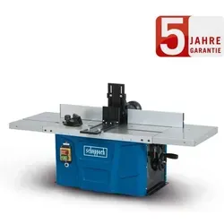 Scheppach HF50 Tischfräsmaschine 1500W - Fräsen für Holz mit einer Leistung von 1500W, präzise Spindelhöhenverstellung und robustem Design, ideal für Hobbyhandwerker und Profis.