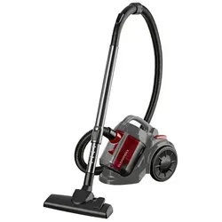 Zyklonstaubsauger Cleanmaxx Rot Schwarz - max. 800 Watt, leistungsstark und effizient für gründliche Reinigung