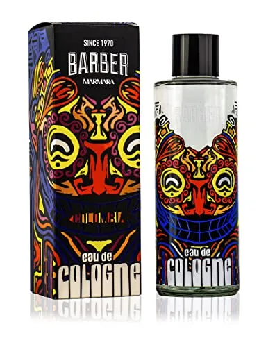 BARBER MARMARA COLOMBIA Limited Edition Eau de Cologne 500ml | Herren Duftwasser Glasflasche | Geschenkverpackung | Herren Parfüm | Aftershave Men | Geschenk für Männer - Cologne barber |