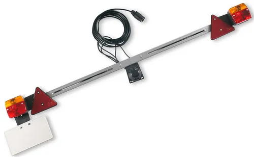 Traversenleuchte für Anhänger 140-210 cm verstellbar - Verstellbare Lichtleiste für Anhänger von ASI Normteile GmbH, ideal zur sicheren Beleuchtung. Robuste Bauweise für zuverlässigen Einsatz im Straßenverkehr.
