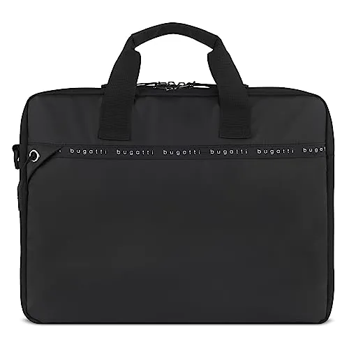 bugatti Blanc DeLight Aktentasche 15 Zoll - Aktentasche aus robustem Tarpaulin & Nylon, ideal für den Arbeitsalltag mit viel Platz und effektiven Diebstahlschutz.