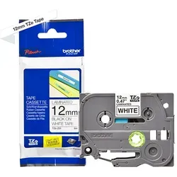 Brother TZ-231/ TZE231 Schriftband schwarz auf weiß 12mm/8m laminiert