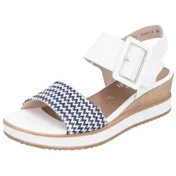 Remonte ELLE-Collection Sandalette - Bequemer Sommerschuh mit Klettverschluss - Wanderschuhe, bequeme Sandale mit Softfußbett und Klettverschluss für optimalen Halt, ideal für sommerliche Ausflüge.