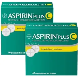 Aspirin Plus C Brausetabletten 2X40 St
