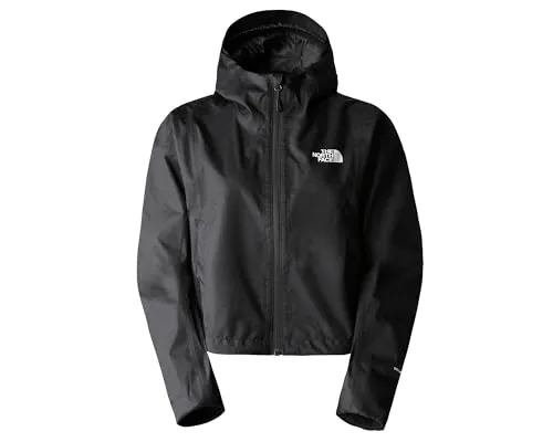 The North Face Womens Cropped Quest Jacket tnf black (JK3) L - Funktionsjacke für Damen, ideal für Outdoor-Abenteuer. Wasserdicht, atmungsaktiv und mit modernem, kurzgeschnittenem Design – perfekt für wechselhaftes Wetter!