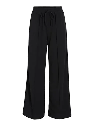 Vila Marlenehose Schwarz - XS, High Waist mit recyceltem Polyester - Stoffhosen mit umweltfreundlichem Anteil, High Waist Design und lässigem Schnitt für einen modernen Look.