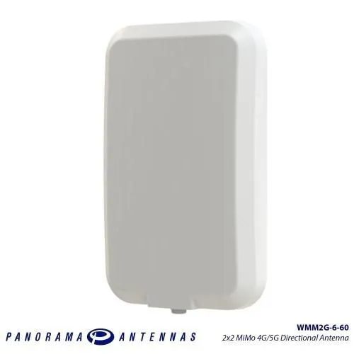 Panorama Antennas WMM4G-6-60-5SP Richtantenne 4x4MiMo 4G/5G - Hochleistungs-Richtantenne für 4G/5G, ideal für stabile Verbindungen. Kompatibel mit Panorama Antennas und geeignet für den professionellen Einsatz.