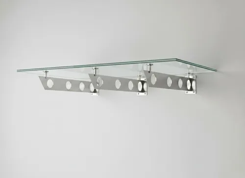 Glaszentrum Hagen Vordach Typ/S3 250x90cm - Elegantes Vordach aus robustem VSG-Glas mit Edelstahlhaltern, witterungsbeständig und bis zu 90 kg Tragfähigkeit – ideal für Eingangsbereiche und Terrassen.