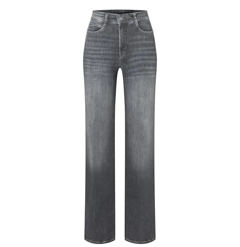 MAC Weite Jeans WIDE grau 42 - Bequeme WIDE Jeans in grau, aus elastischem Denim für optimalen Tragekomfort. Ideal für einen lässigen Look in Größe 42.