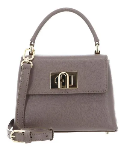 Furla 1927 Mini Handtasche taupe WB00109-ARE000-2572S - Henkeltaschen aus genarbtem Leder in elegantem taupe, ideal für stilbewusste Frauen, die eine kompakte und vielseitige Tasche suchen.