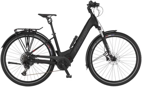 FISCHER Fahrrad E-Bike Trekkingrad VIATOR N100 43 711, 12 Gang SRAM Schaltwerk SX EAGLE Schaltwerk, Mittelmotor, 711 Wh