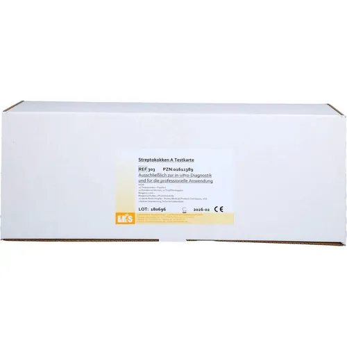 Streptokokken A Test-kit 20 St - Arzneimittel - rezeptfreier Test zur schnellen Erkennung von Streptokokken A, ideal für die Selbstdiagnose und einfache Handhabung.
