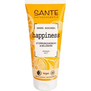 SANTE Duschgel Naturkosmetik Happiness Aroma Bio-Orange, unisex, Flasche, 200ml