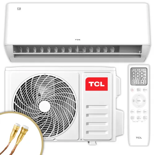 TCL Monosplit-Klimaanlage TAC-09CHSD/TPG11 - 2,6 kW - Klimaanlage mit 4-in-1-Funktionalität und 2,6 kW Leistung für ein optimales Wohlfühlklima. Schnell installiert dank Quick-Connect-System.