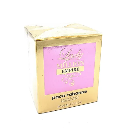 Paco Rabanne Lady Million Empire Eau De Parfum 80ml - Damenparfüm mit verführerischen Noten von Vanille, Jasmin und Rose, perfekt für besondere Anlässe und den alltäglichen Glamour.