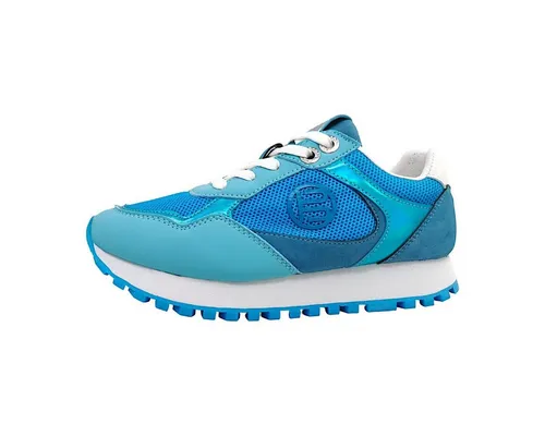 Bagatt Sneaker Siena A6L16 - Blau/Weiß für Damen, Größe 38 - Stylische Damen Sneaker aus atmungsaktivem Mesh und Glattlederimitat, ideal für ein angenehmes Fußklima und optimalen Tragekomfort.