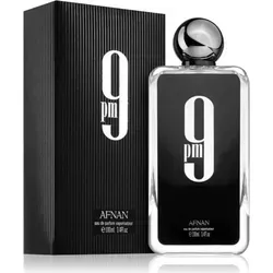 Afnan 9 pm Eau de Parfum für Herren - 100 ml, dynamischer Duft mit Zitrusnoten und verführerischer Basis aus Ambra und Vanille